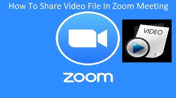 How To Share Video File In Zoom Meeting | Sharing and Playing A Video – Zoom