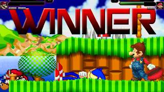 MUGEN Request #60 - Sonic/Mario vs. SonicV2/3D Mario