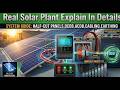 Real On Grid Solar Plant Components Explained☀️ Panels, GI structure, Inverter, Cables, LA ACDB DCDB