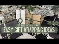 EASY GIFT WRAPPING IDEAS | Easy Luxury Looking Gift Wrap | Sydni Michelle Lifestyle