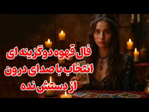 فال باران فال قهوه دوگزینه ای انتخاب با صدای درون از دستش نده