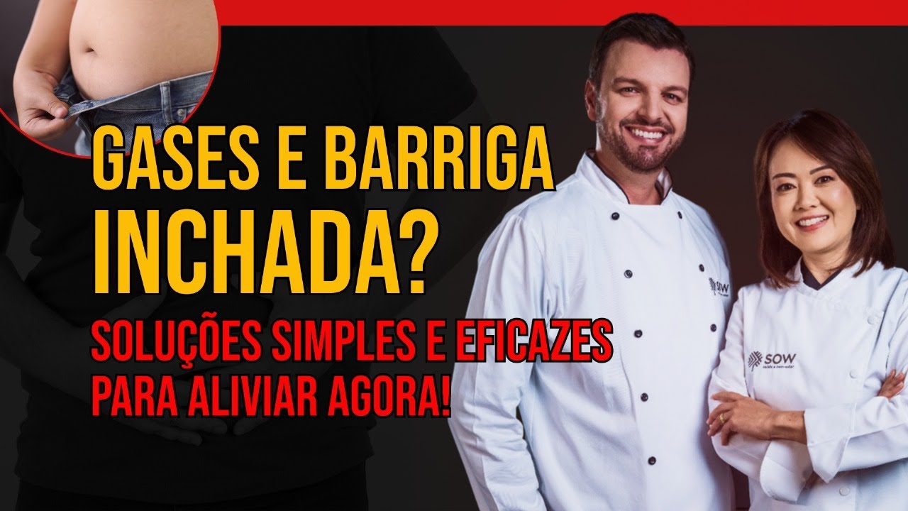 Gases e barriga estufada? Veja como resolver de forma simples - YouTube