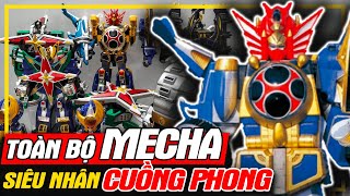 Hurricanger: Toàn Bộ ROBOT Mecha Siêu Nhân Cuồng Phong | meXINE