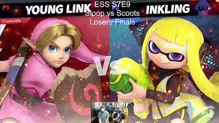 Elite Smash Series S7E9 - Losers Finals: Sloop (Young Link) vs. Scoots (Inkling)