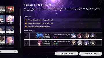 1.2(2) MoC 10 | Kafka, Welt | Honkai: Star rail