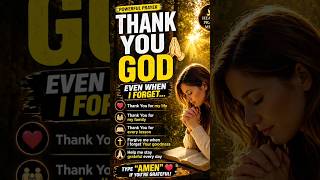 thank you god prayer 🙏 start your day with gratitude | powerful morning prayer | #shorts