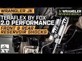 Jeep Wrangler JK Teraflex by FOX 2.0 Performance Front & Rear Shocks (2007-2018) Review & Install