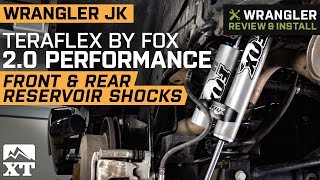 Jeep Wrangler JK Teraflex by FOX 2.0 Performance Front & Rear Shocks (2007-2018) Review & Install