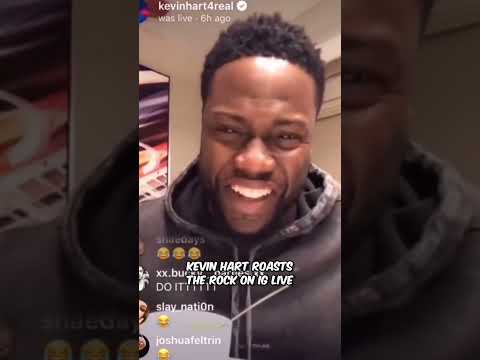 Kevin Hart roasts The Rock on IG live