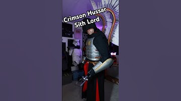 medieval saber from @neo.sabers on my Polish Hussar cosplay #starwars #lightsaber #shorts