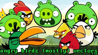 Fanware Files: angry birdz (mostly) vectors.zip (Episode 160)