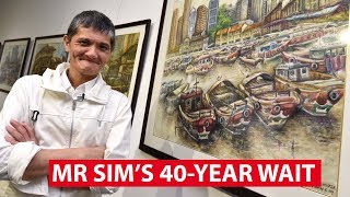 Mr Sim's 40-Year Wait: Artist With Schizophrenia Gets Gallery Exhibition | CNA Insider