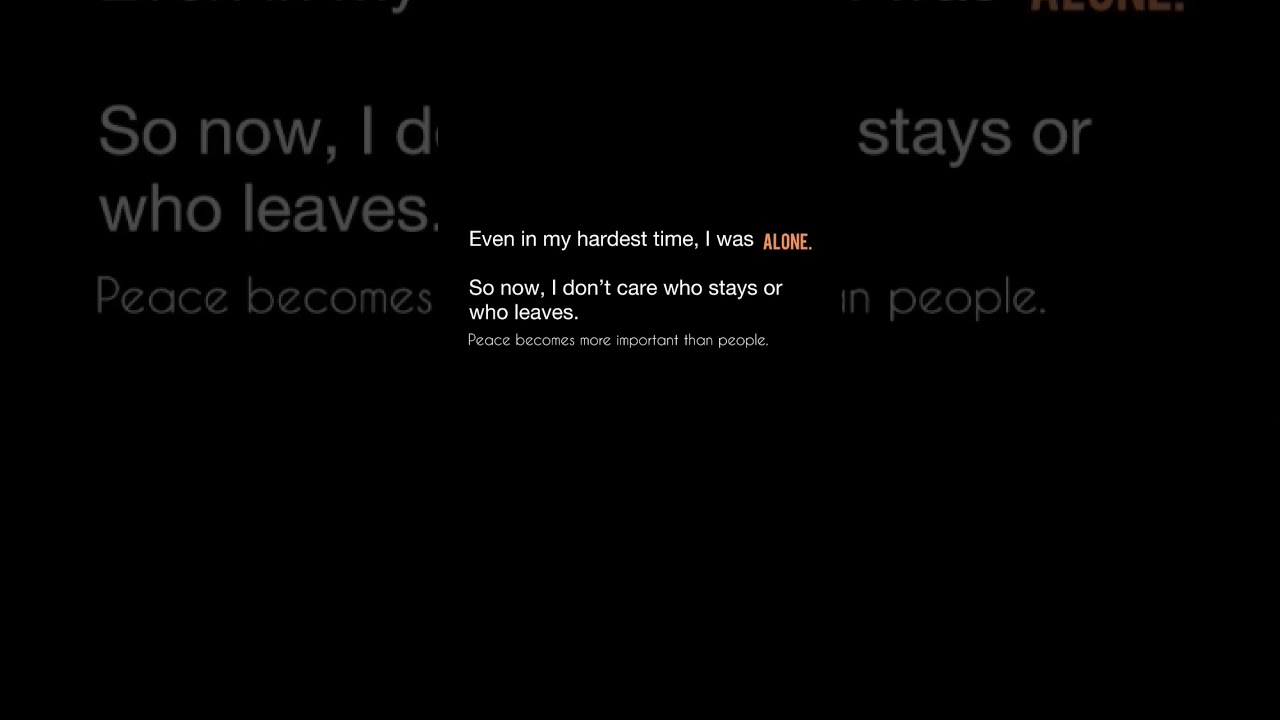 Even in my hardest time, I was?!!