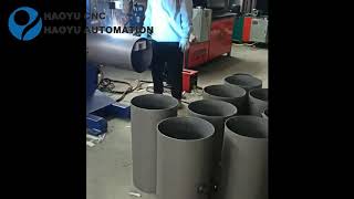 Tank oil nozzle automatic welding machine