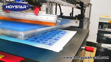 UV Spot Screen Printing Machine for Papers/Plastic Sheets