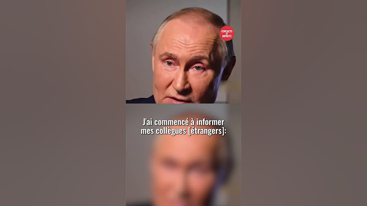 Quand Poutine a compris que l’Occident n'était pas un partenaire pour la Russie