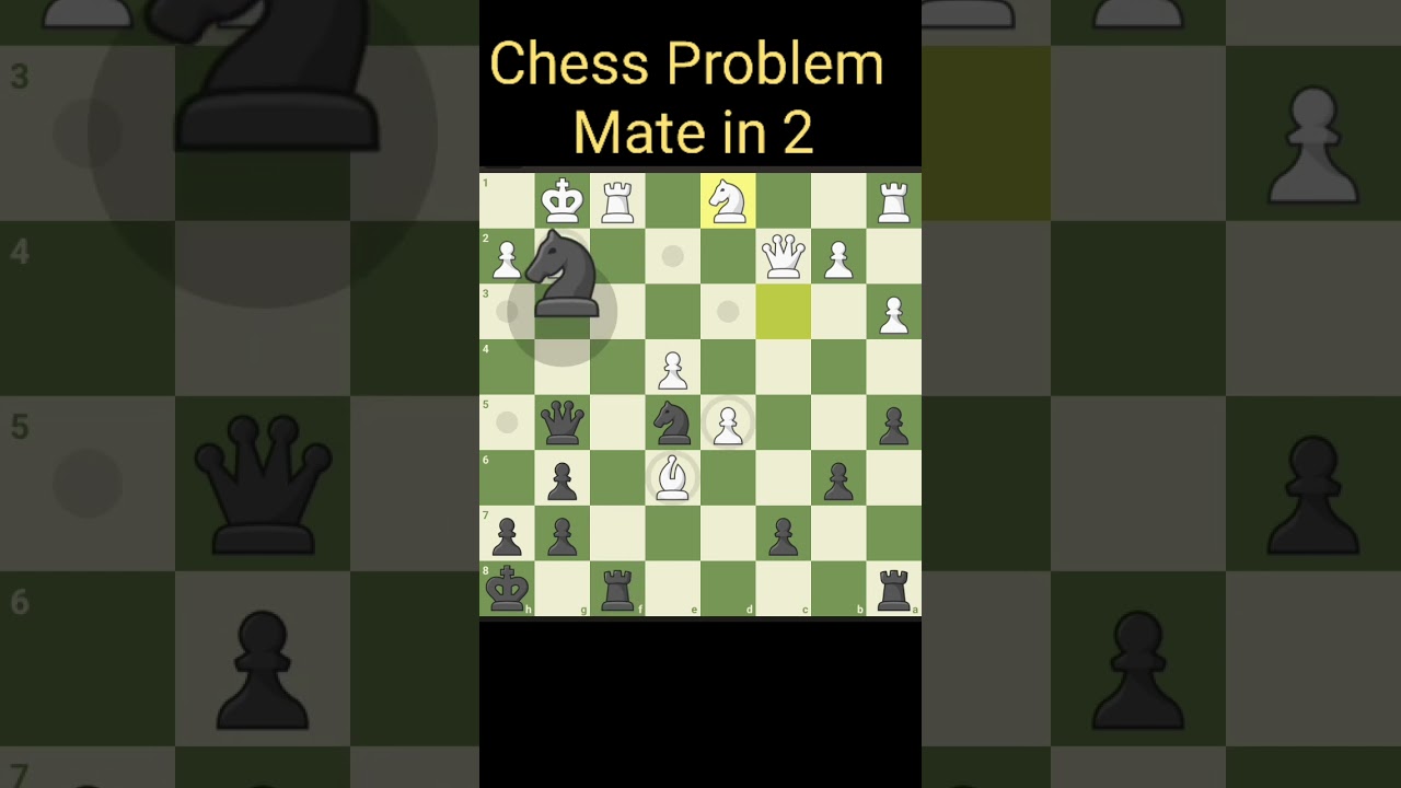 Шахматная задача мат в 2 хода