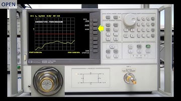 PIE01 Calibrating the 8720C VNA (I): One Port Calibration