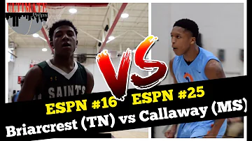 THE BEST: ESPN Ranked Daeshun Ruffin & Kennedy Chandler GO AT IT | Callaway vs Briarcrest Recap!!