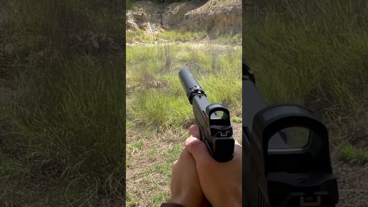 🔴 Glock 17 w/ Holosun 407C Red Dot & Rugged Obsidian 45 Suppressor | Range Test