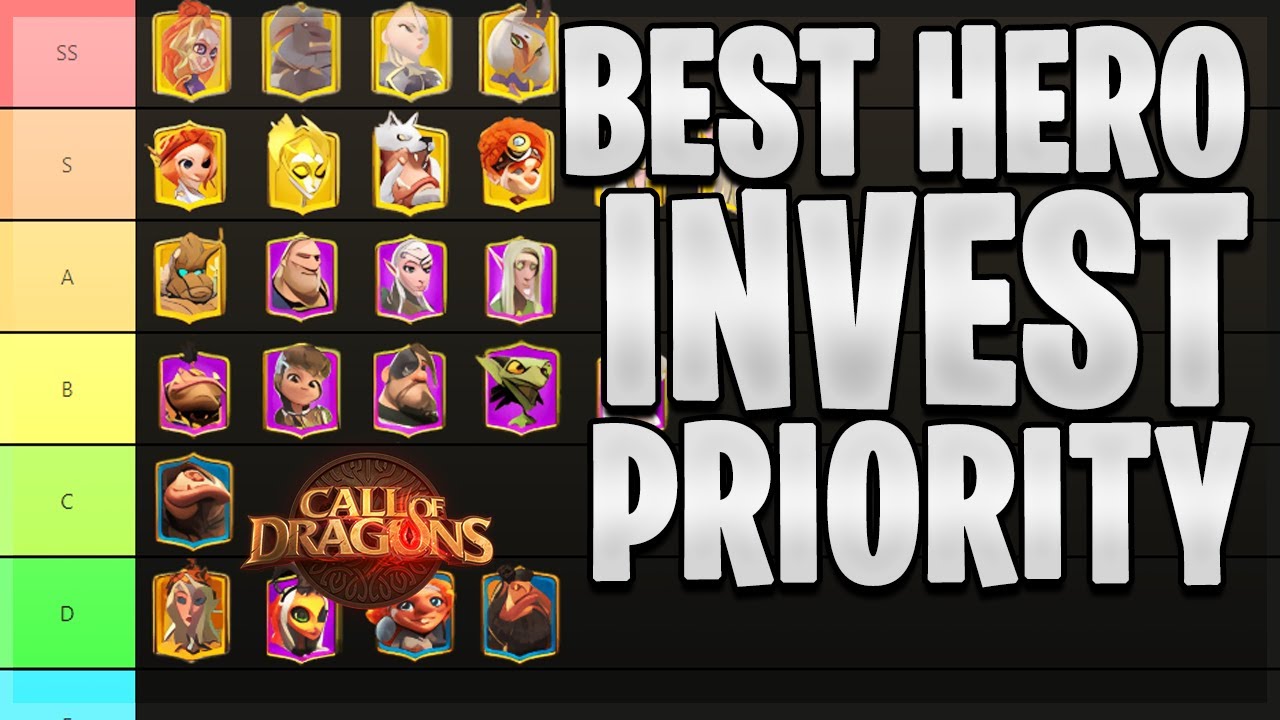 Call of Dragons Hero Tier List - The Best Heroes in the Game (Updated March  2023)