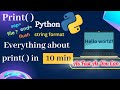 Print( ) in python |Significance of print( ) | First program using print() in python | syntax #print
