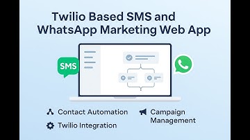 Twilio based SMS and WhatsApp marketing web app with contact automation