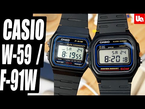 Casio W59 vs F91W - 50m Water Resistance Triumphs! - YouTube