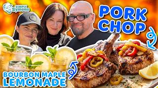 Michael Symon’s Grilled Pork Chops and Peppers