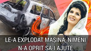 Mașina artistei a luat foc în timpul mersului apoi a explodat! E în stare de șoc: nimeni nu a oprit!