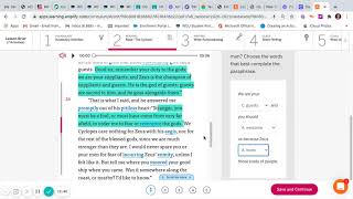 Amplify ELA Greeks Chapter 2, Lesson 2 Meet Polyphemus