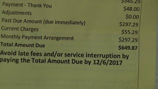 Man gets high water bill from city even though he can't live at home