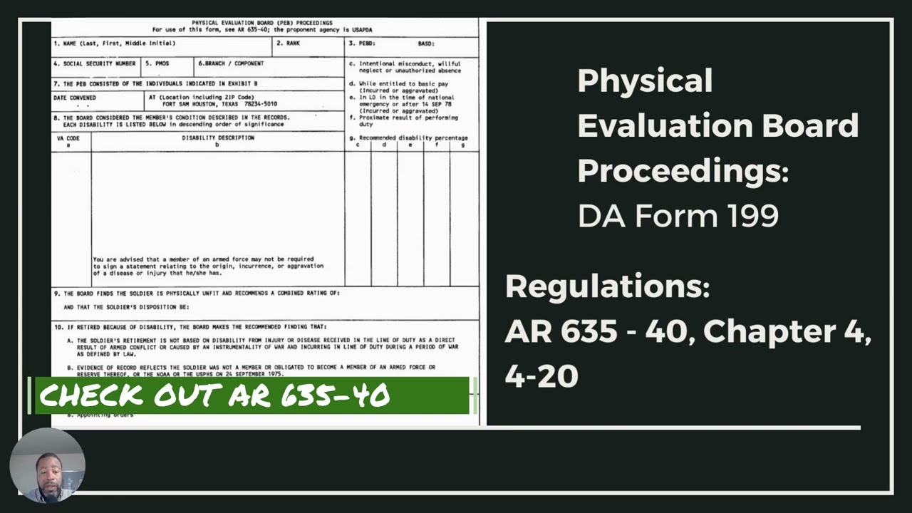 S04E02 You're Unfit: Understanding the PEB's DA 199 Prelim Ratings - YouTube S04E02 You're Unfit: Understanding the PEB's DA 199 Prelim Ratings - YouTube