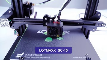 [OFFICIAL] A quick look at lotmaxx sc-10 printing a 3D model with fluorescence green filaments.
