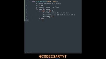 Leetcode 136. Single Number in Python | Python Leetcode | Python Coding Tutorial | Python Code ASMR
