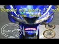 Yamaha mio sporty 17 inch rims install