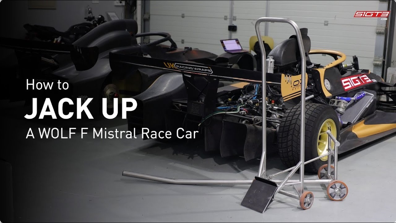 WOLF GB08 Mistral: How to Jack the Car up - YouTube
