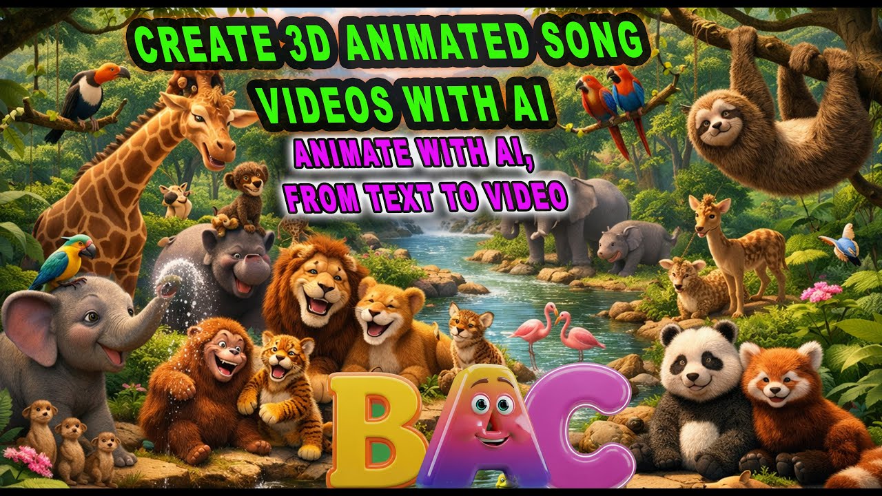 Video Script For 3d Animation How to Create 3D Animated Song Videos with AI (Script to Screen) - YouTube