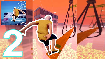 Rooftop Run Gameplay Walkthrough Part 2 All New Levels (IOS/Android)