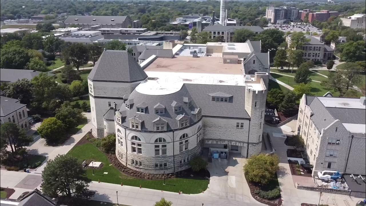 Kansas State University Hale Library Drone Tour YouTube