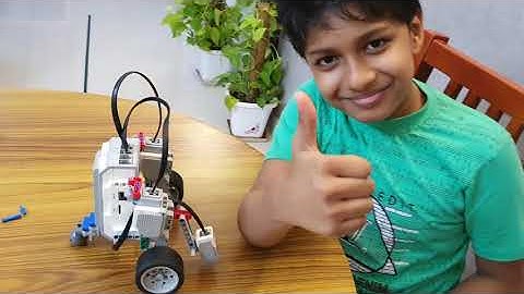 DIY LEGO Mindstorm Line Follower Robot by Alok Dev, Rotech MIC Student