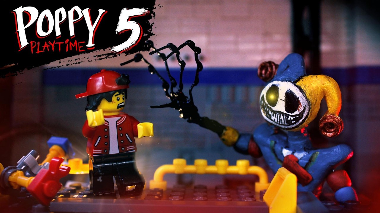 LEGO Мультфильм Poppy Playtime 5 - Тайна Прототипа / ЛЕГО Поппи Плейтайм stop motion