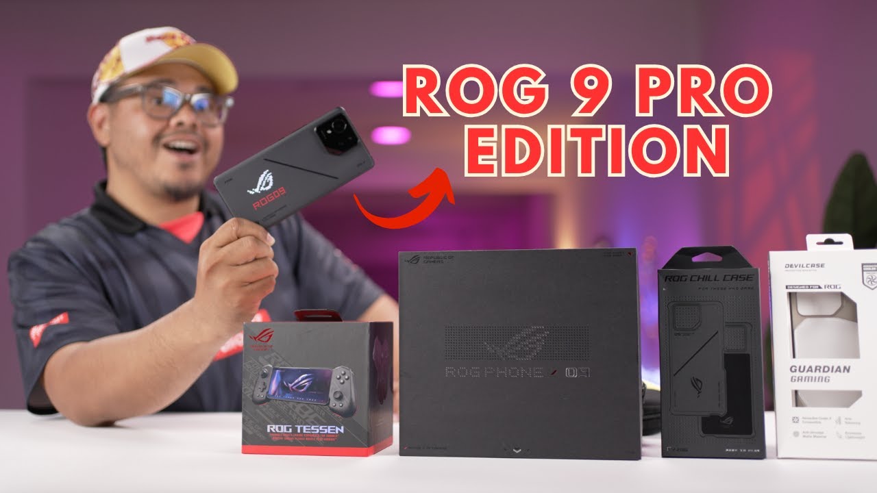 ASUS ROG 9 PRO EDITION + ROG TESSEN + CASING [UNBOXING] - YouTube