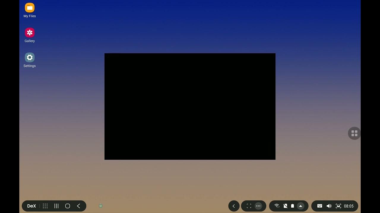 Enter Samsung Dex And Exit Samsung Dex On Samsung Galaxy Tab S4 In