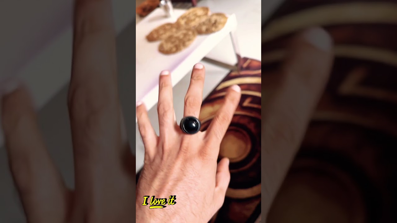 Full Black finger Ring| liked the simple design |