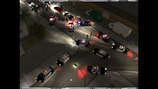 Pursuit ends in huge police response | Emergency 4 | LA Mod 3.1.5 |