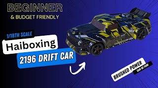 Budget RC! HAIBOXING 2196 1/18 Scale Drift Car RC Car for $60