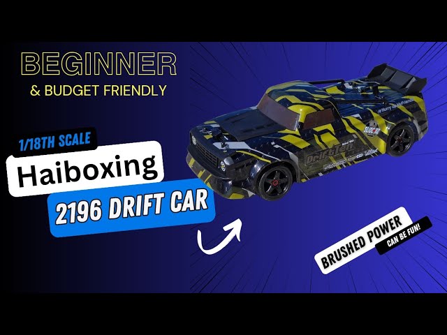 Budget RC! HAIBOXING 2196 1/18 Scale Drift Car RC Car for $60