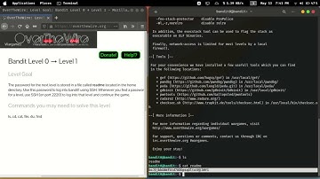(Over The Wire) Bandit level 0 -1