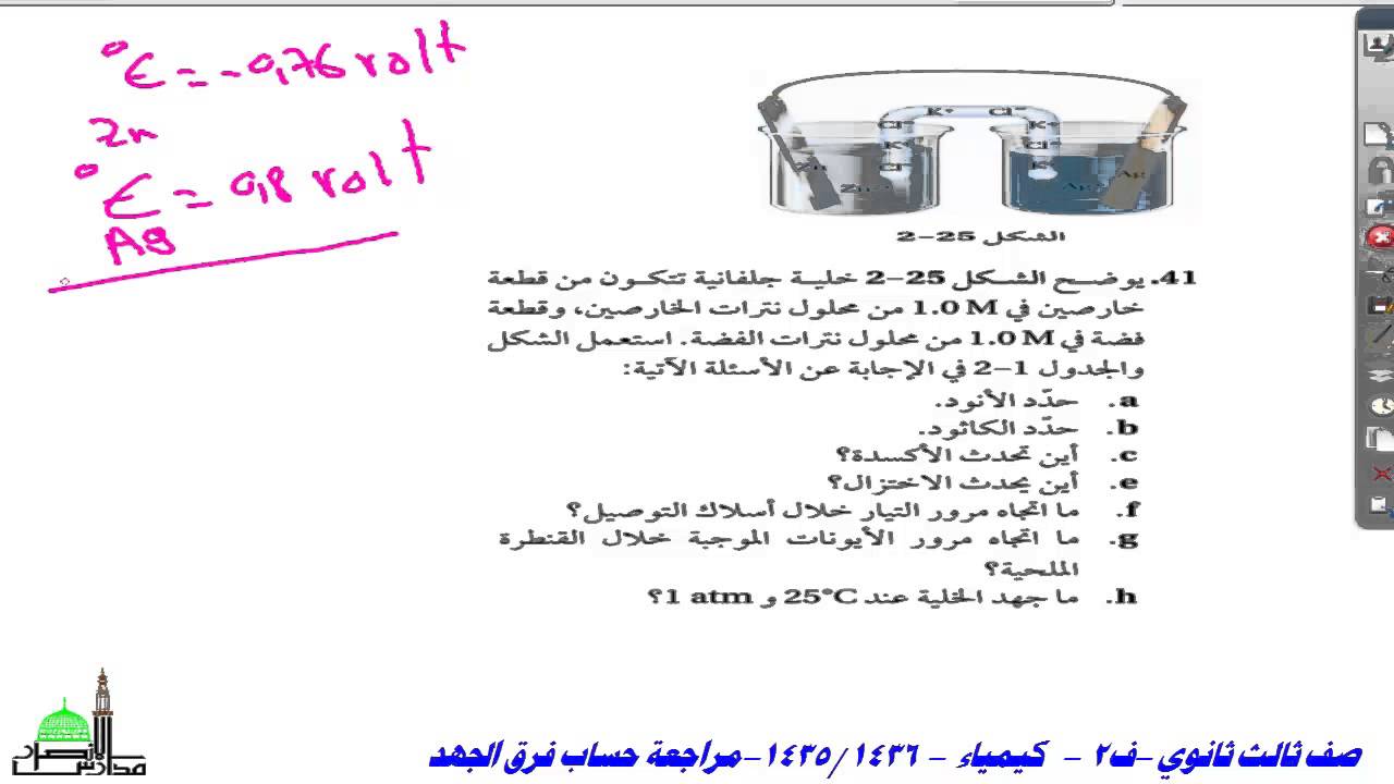 مراجعة حساب فرق الجهد